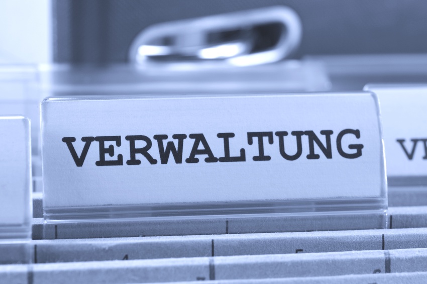 Wort "Verwaltung"